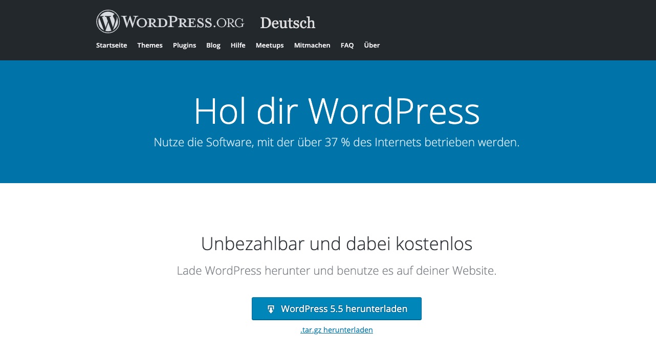 wordpress-installation-ionos-ftp-wordpress-version