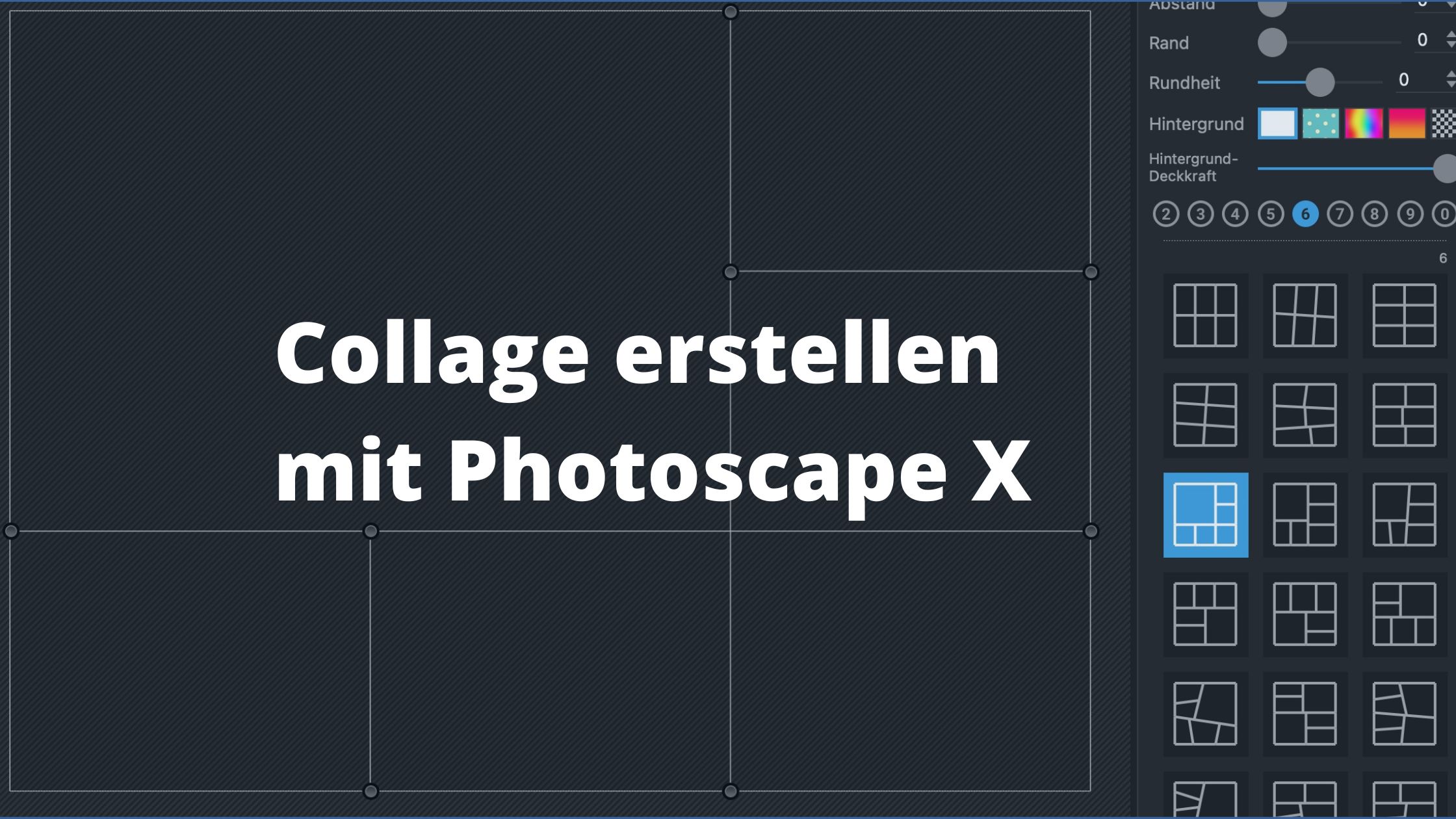 Collage erstellen PhotoScape X Beitragsbild