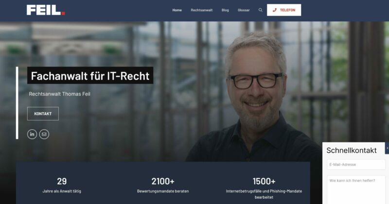 Website Redesign & SEO für Recht-freundlich.de